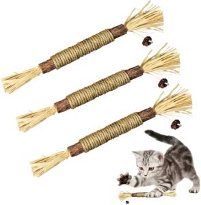 Silvervine Sticks chewable Cat Toys for Indoor Cats