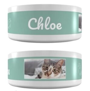 Ceramic Personalized Cat Bowl,