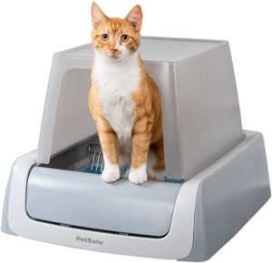 PetSafe Scoopfree automatic self cleaning Hooded cat litter box 